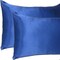 Homeroots 20 x 26 in. Navy Blue Dreamy Silky Satin Standard Size Pillowcases 387871 - alternate 5